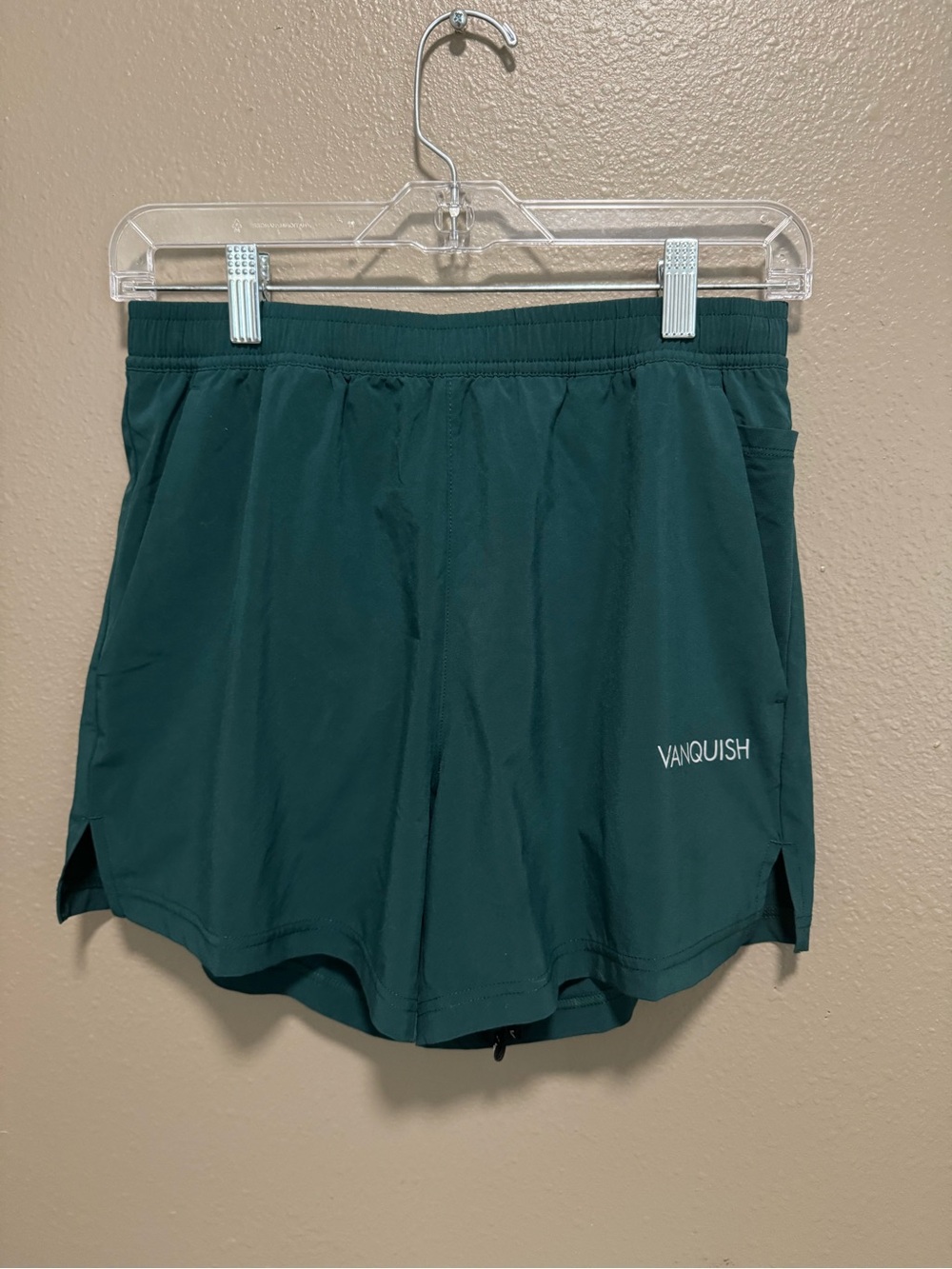 Vanquish Men’s Athletic Shorts in Deep Green